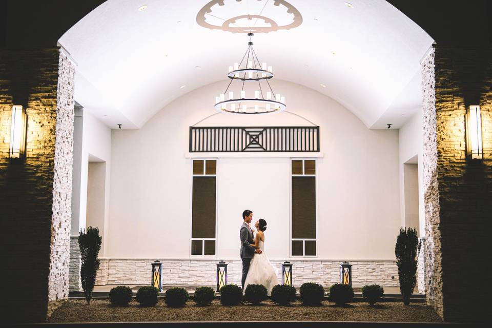 Lakeview Pavilion at Night