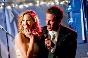 A bride and groom are always rock stars at their own wedding!