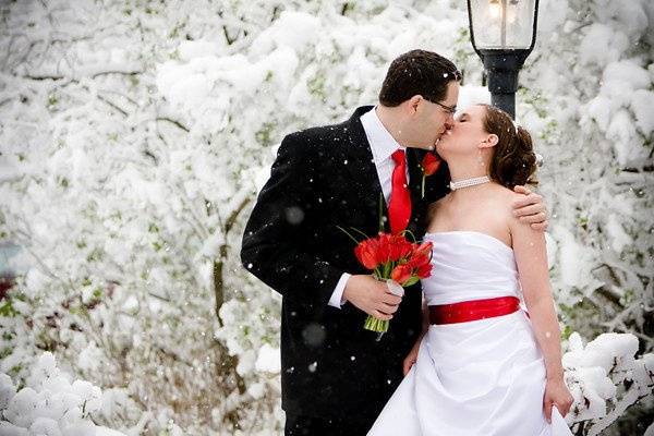 A bride and groom are always rock stars at their own wedding!