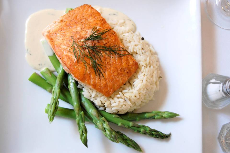 Chardonnay dill salmon