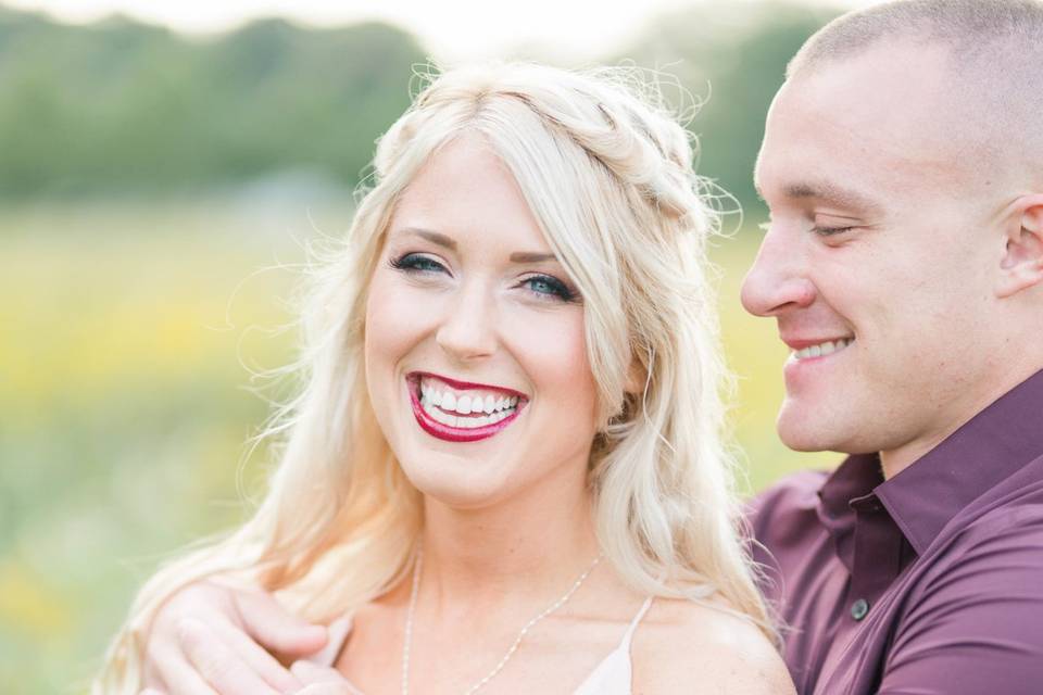 Waiting to walk down the aisle