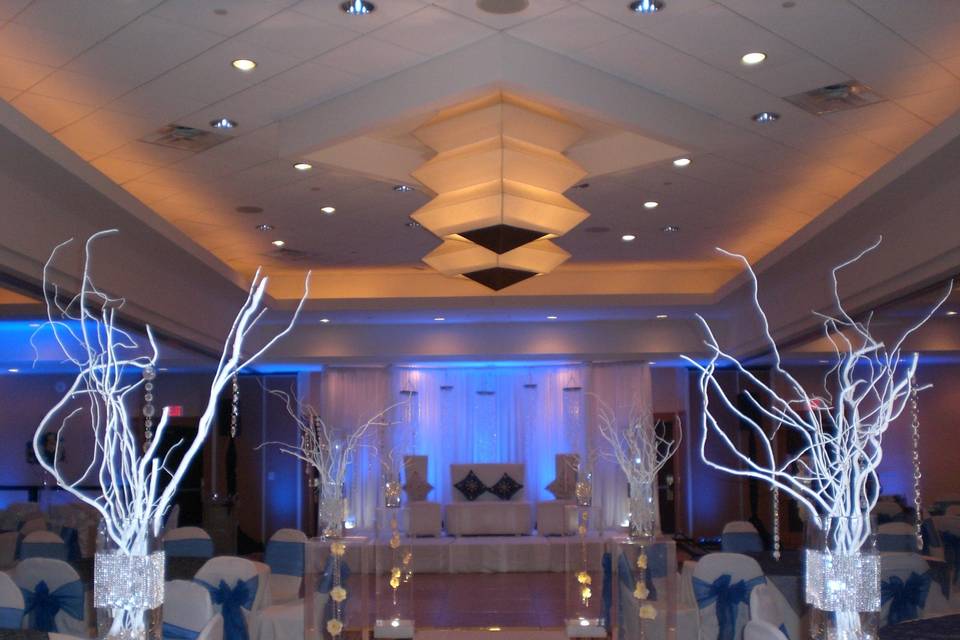 Wedding ceremony area