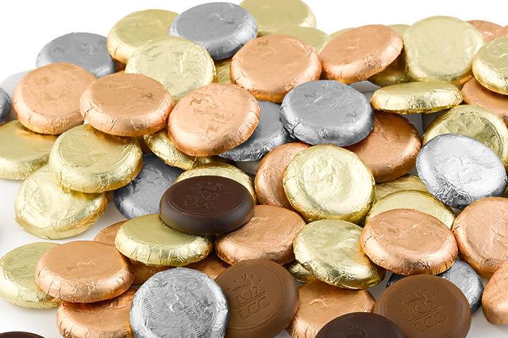 Organic Chocolate Coins