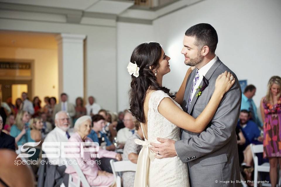 Couple dancing