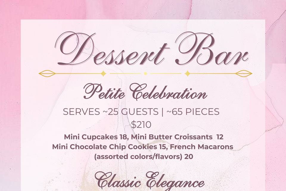 Dessert Bar 2026