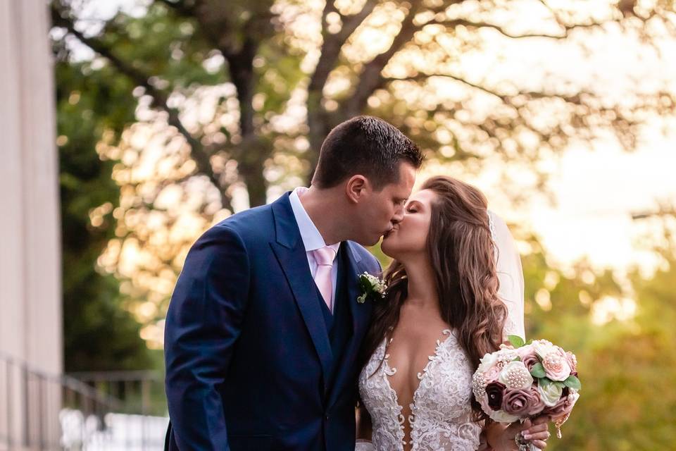 Elegant Bride and Groom