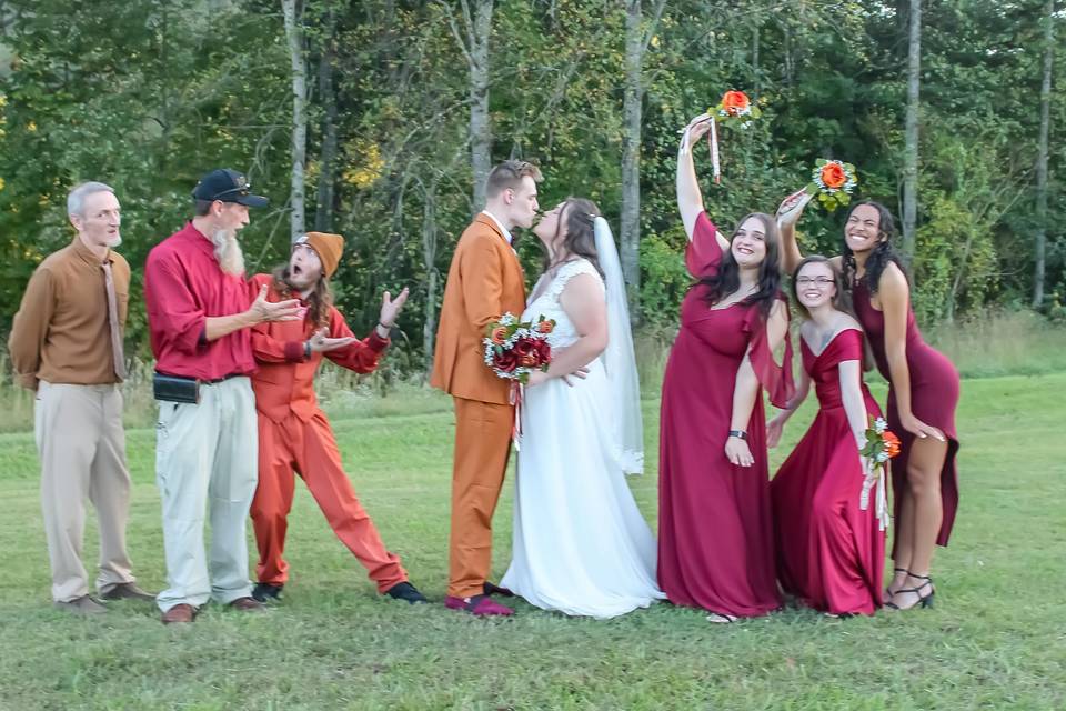 The Days Wedding Party