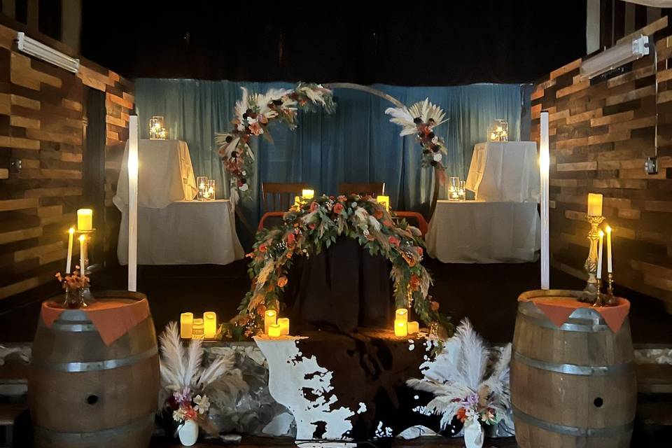 Wedding during a power outage