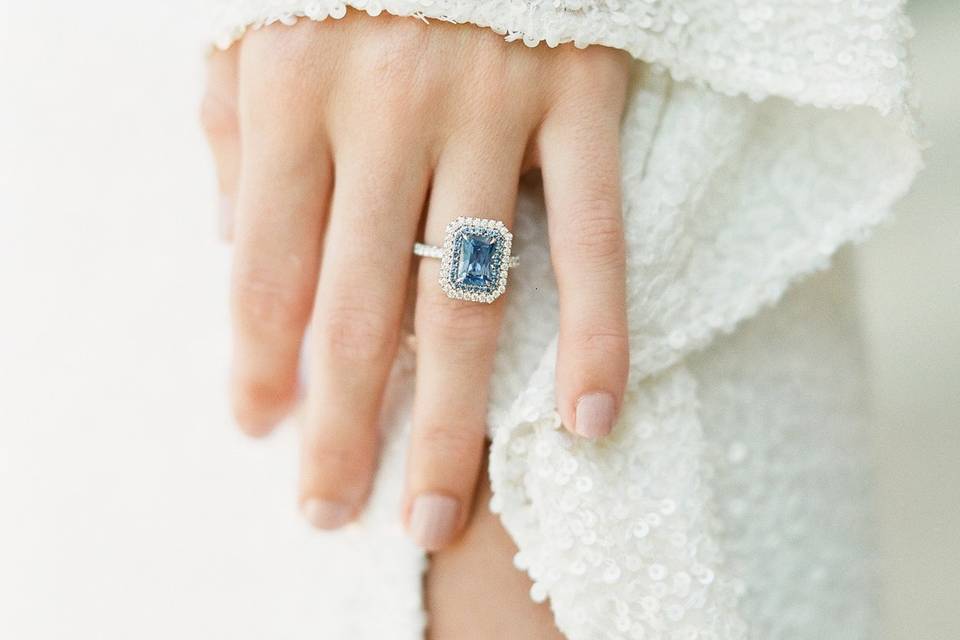 Sapphire & Diamond Ring