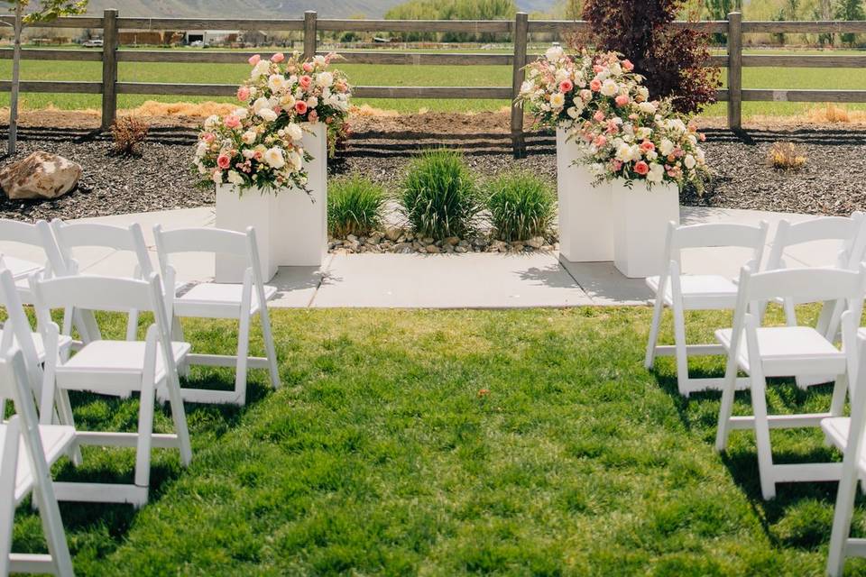 Mountain ceremony view