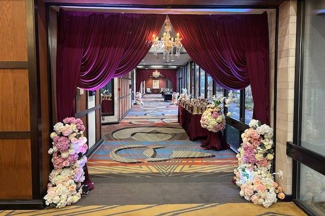 Burgundy Entrance