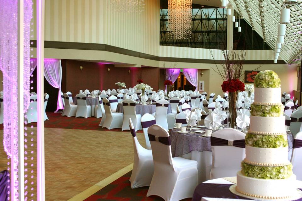 Elegant atmosphere in the Grand Ballroom