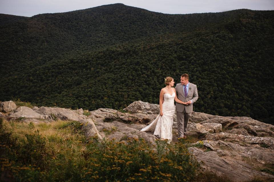 Vermont mountain wedding