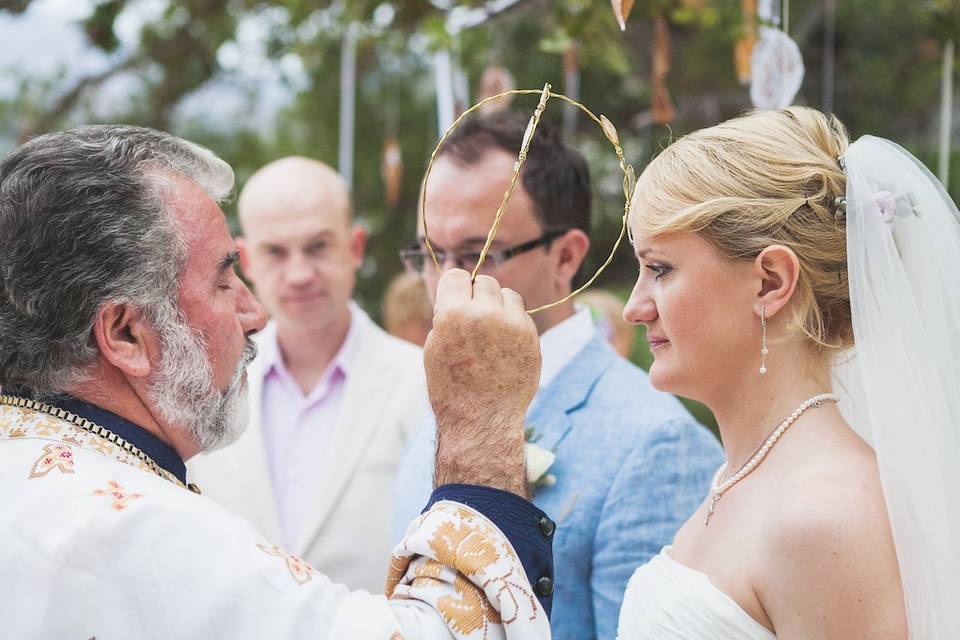 Orthodox wedding in crete