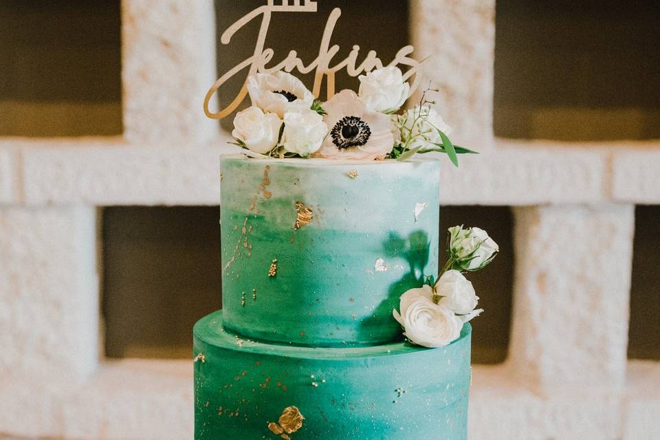 Floral Wedding Cake