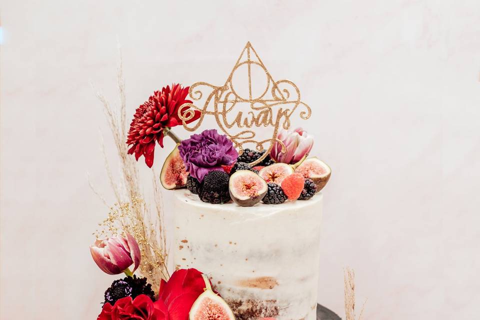 Fruit+ floral 2 tier