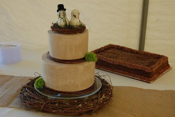 Mocha groom's cake