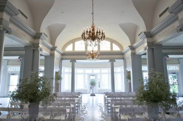 Wedding venue interior design