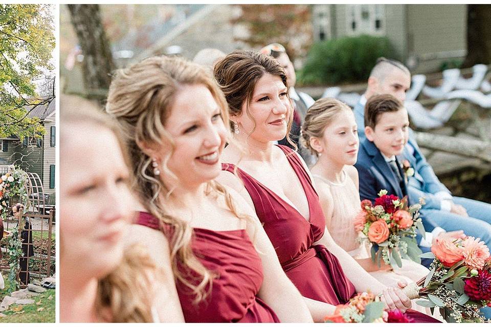 Fall wedding in Hope, NJ