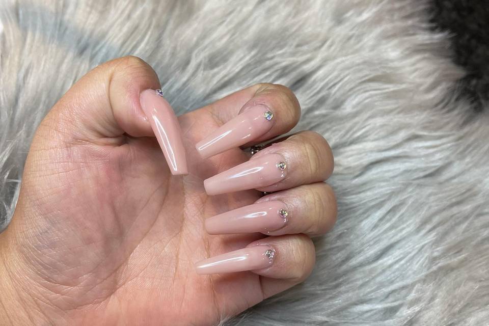 Gel X with extensions!