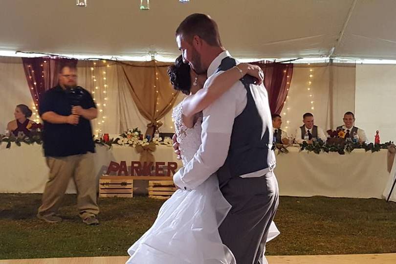 Couple dancing