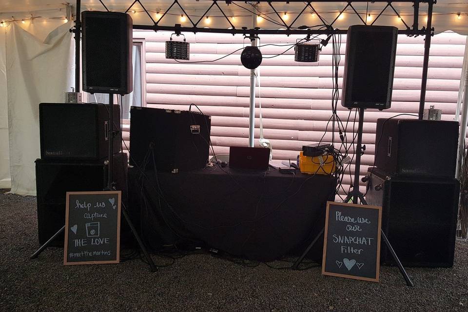 Dj set up