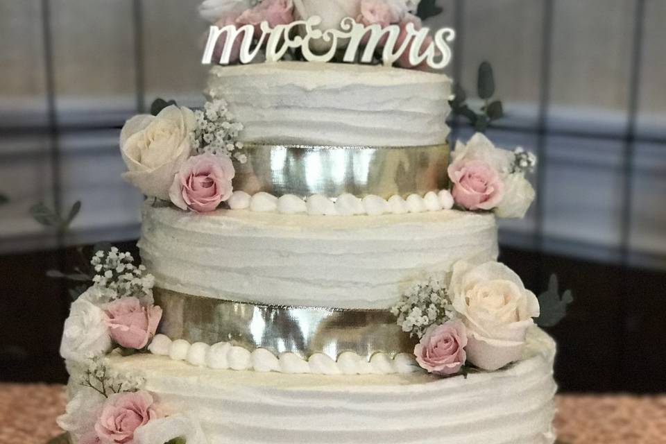 Wedding cake detail