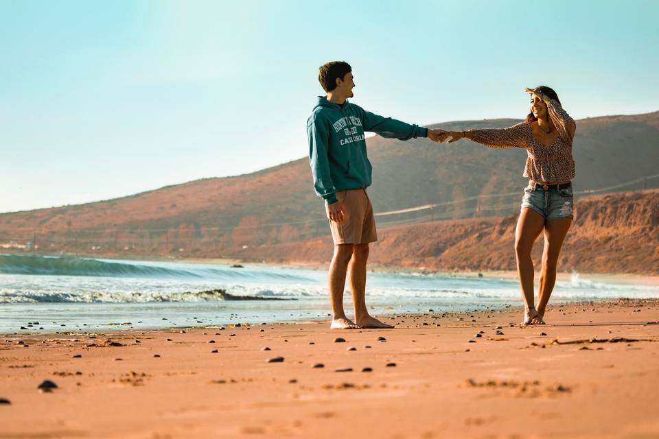 Fun time on the beach