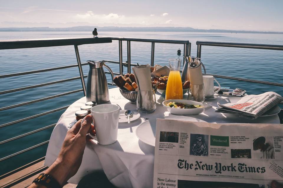 Cruise ship view