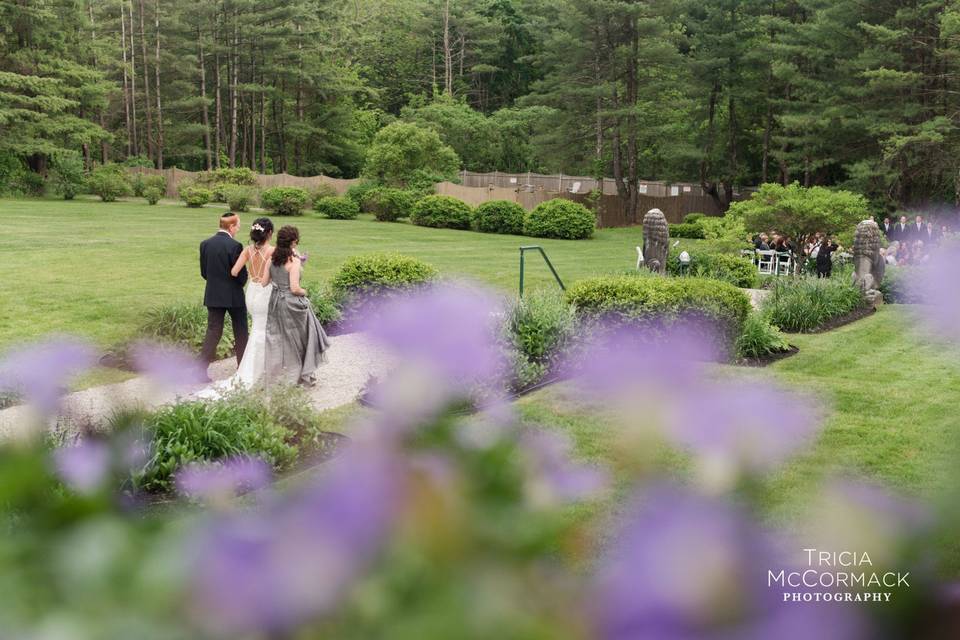 Walking down the aisle