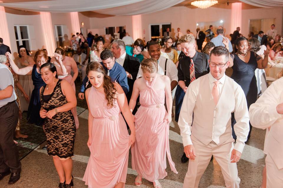 Wedding dance party