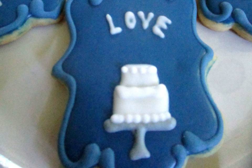 Wedding cake cookie