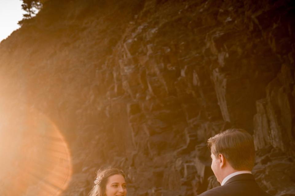 The happy couple
