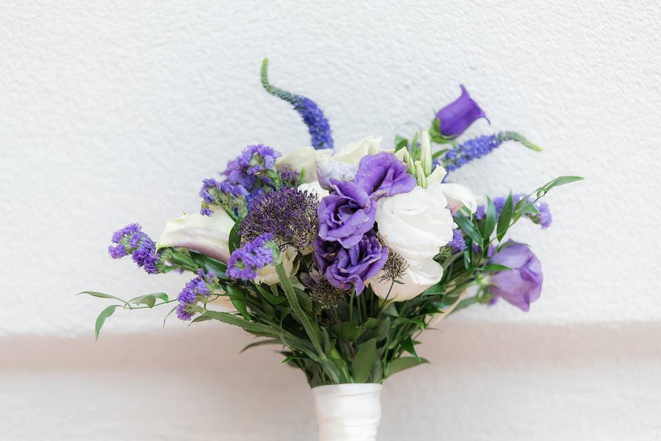 Closeup Bridal Bouquet