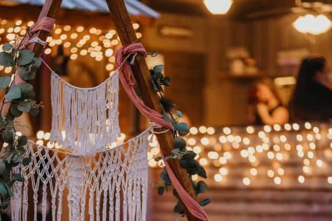 Boho head table