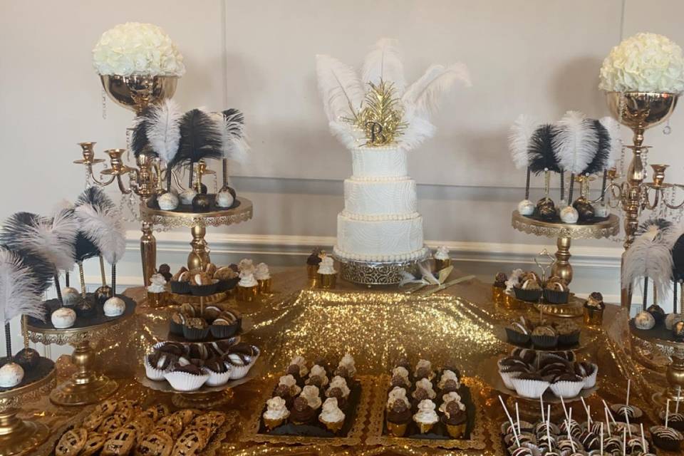 Great Gatsby Dessert Table