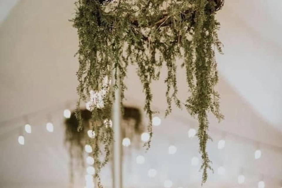 Hanging wreath rentals