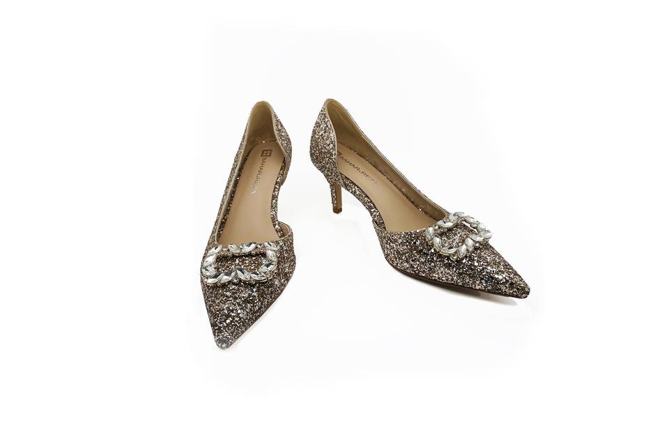 Low Heel Sparkly Shoes