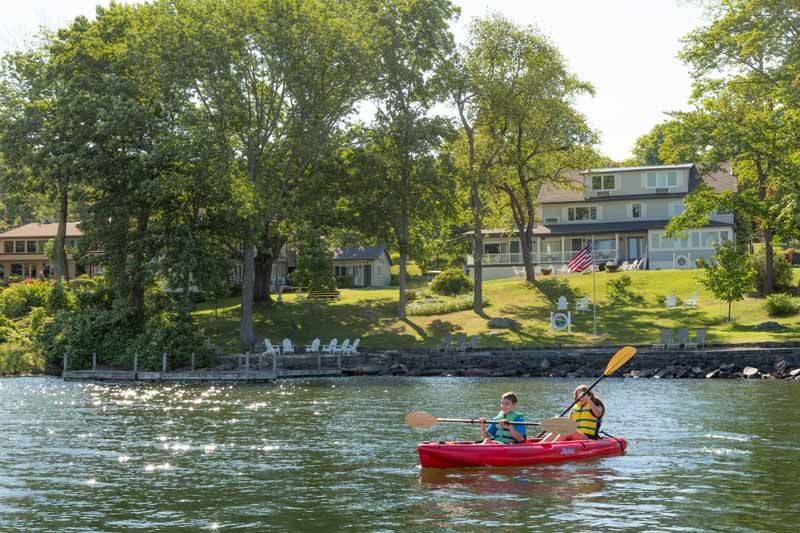 Our recreation center offers kayaks, stand up paddleboard and canoe rentals