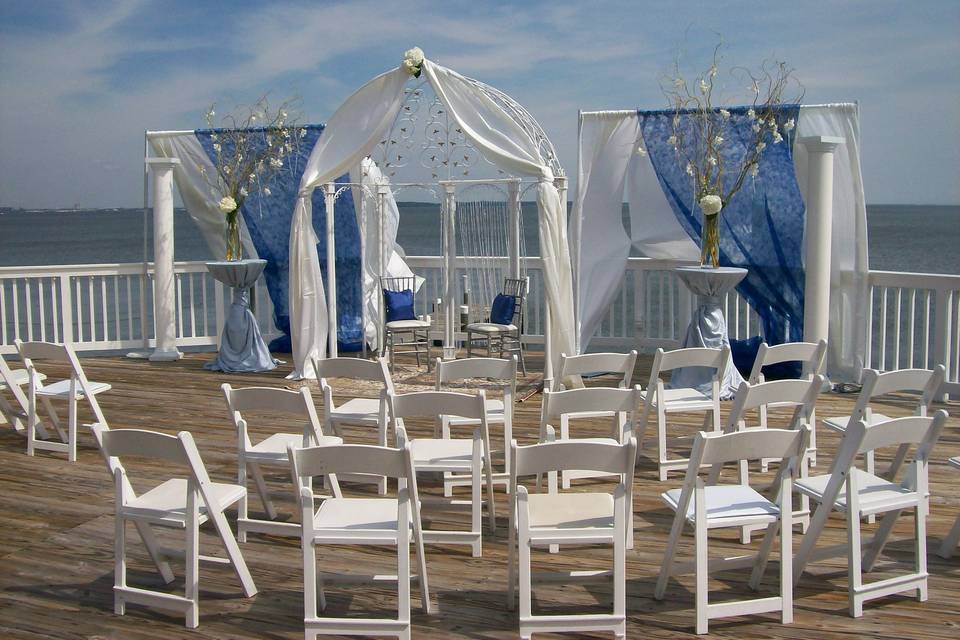Fresh sea air wedding