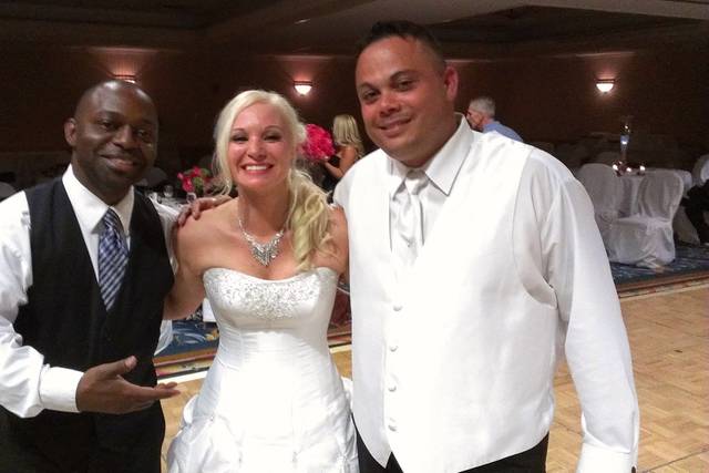 Couple with DJ Sheldon Hanson