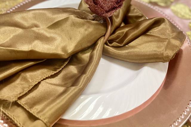 Handcrafted Rose Napkin Holder