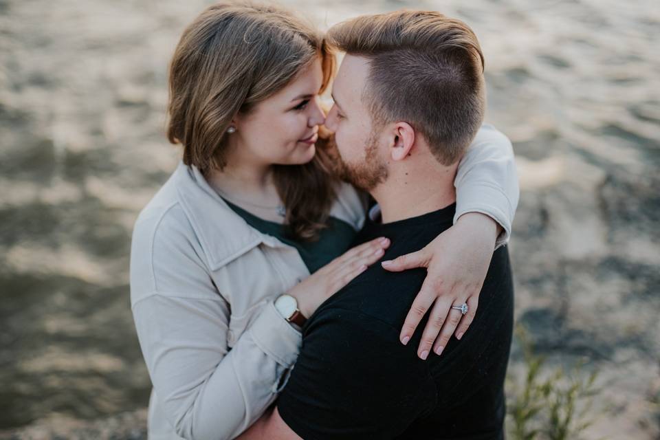 An intimate embrace