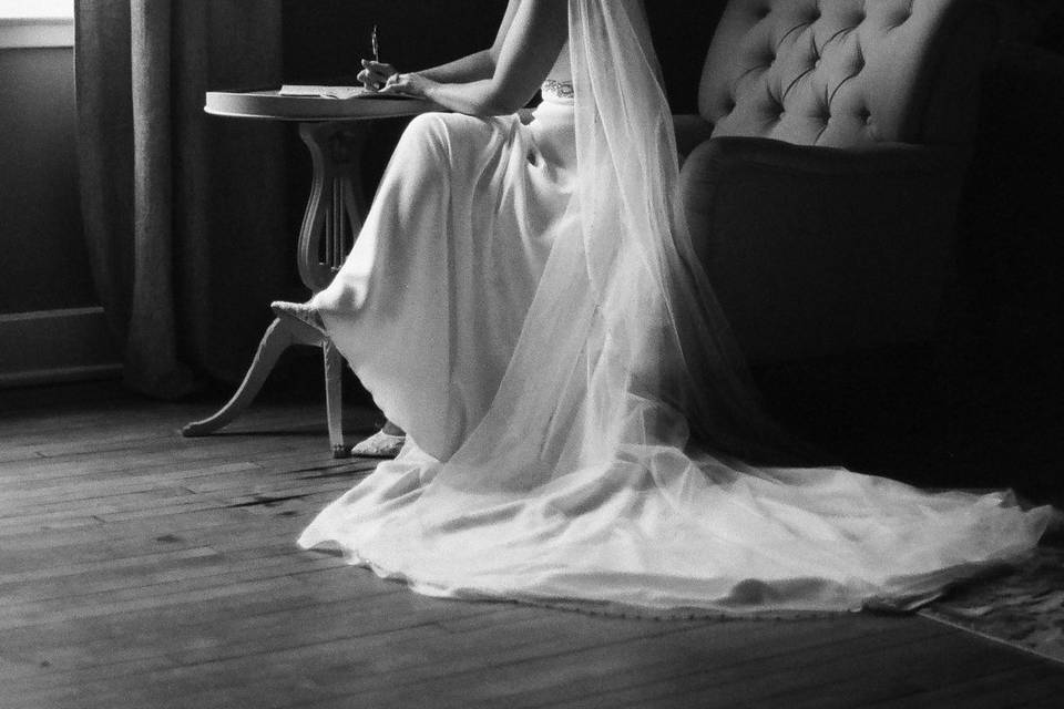 Bridal portraits on 35mm film
