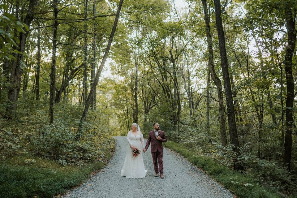 Portraits in the woods
