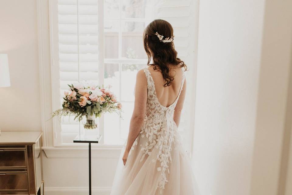 Bride Getting Ready