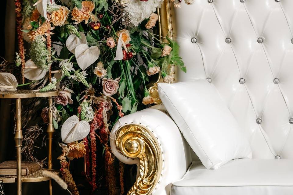 Throne Floral Install/Styling