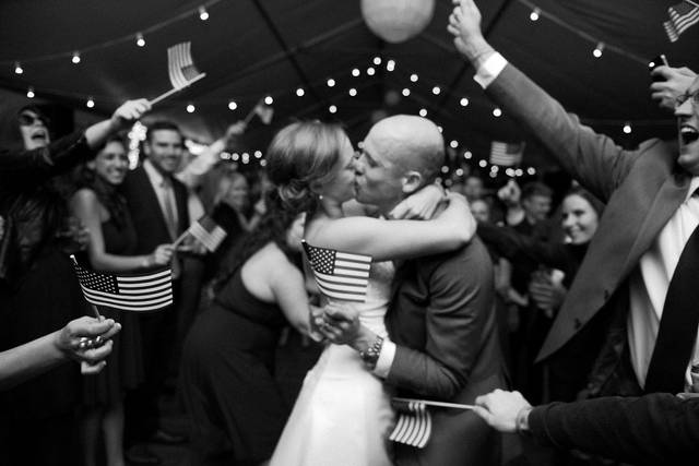 Katie and Jon's all American exit!