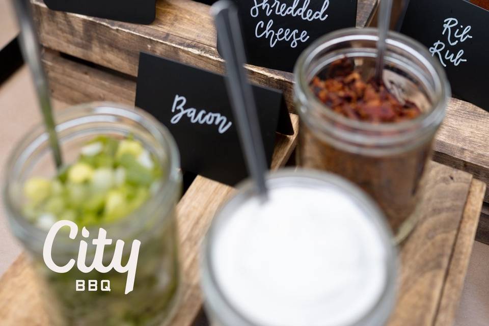 Toppings bar