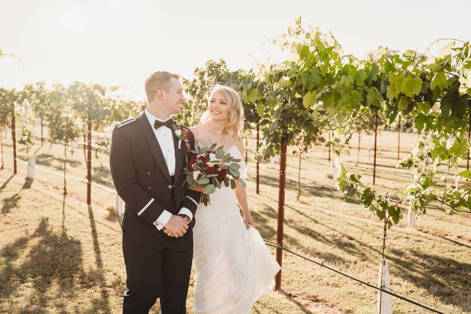 Vineyard couple